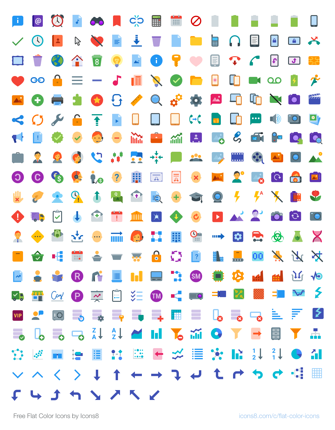 Icons8 Flat Color Icons
